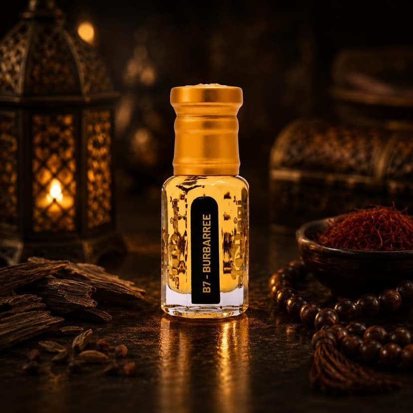 alnaqi fragrances Burbarree Attar 12ml - Men's Attar Perfume, No Alcohol Long Lasting Itar for Men, Premium London-Style Fragrance Oil, Concentrated Arabic Scent view 2