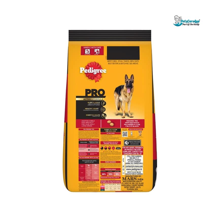 Pedigree PRO Adult Large Breed Dry Dog Food view 2