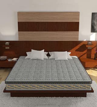 Centuary Pixel Cooling Copper Gel Memory 7 inch High Resilience (HR) Foam Mattress