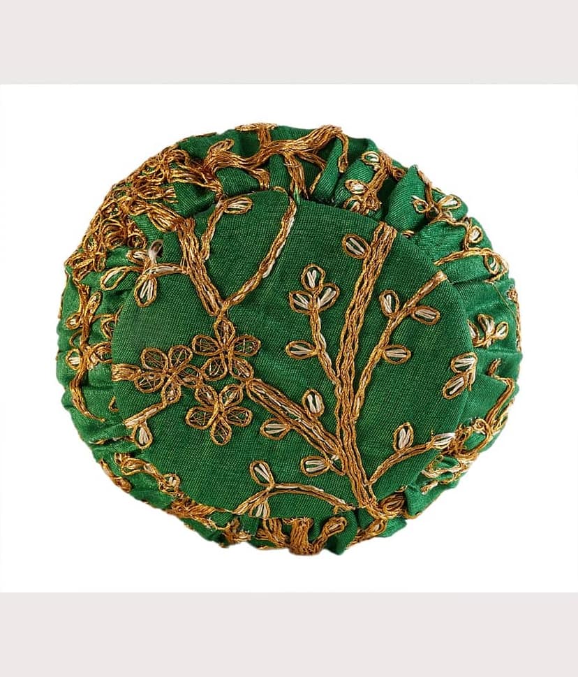 Apratim Green Fabric Potli view 2