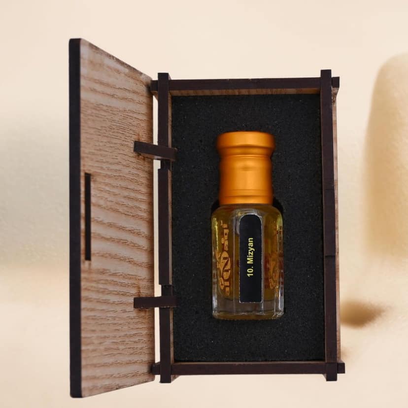 alNaqi alNaqi Mizyan 6ml - Mizyan Perfume Oil, Long Lasting Arabic-Oudh Attar, Alcohol Free Oriental-Saffron Scent, Premium Concentrated-Itra