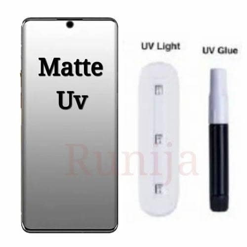 Runija Matte Uv Tempered Glass For Edge Mobile view 2