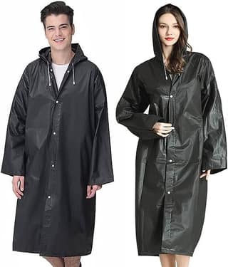 Infispace Pack of 1 Unisex Raincoat With Hood | Waterproof Rain Poncho | Material | Reusable | Lightweight | Universal Size | Raincoat for Men and Women raincoat raincoat lightwaight raincoat plastick raincoat hiking raincoat barsati rainsuit for r
