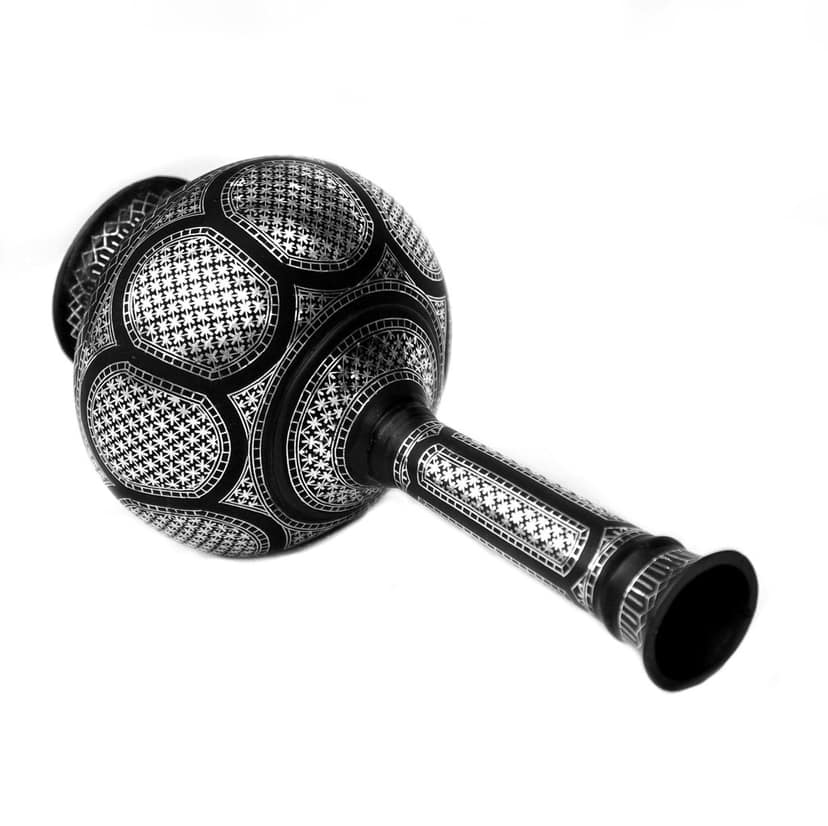 Bidri Work Suraye Vase Star Work (1SMTDCOKA07912)