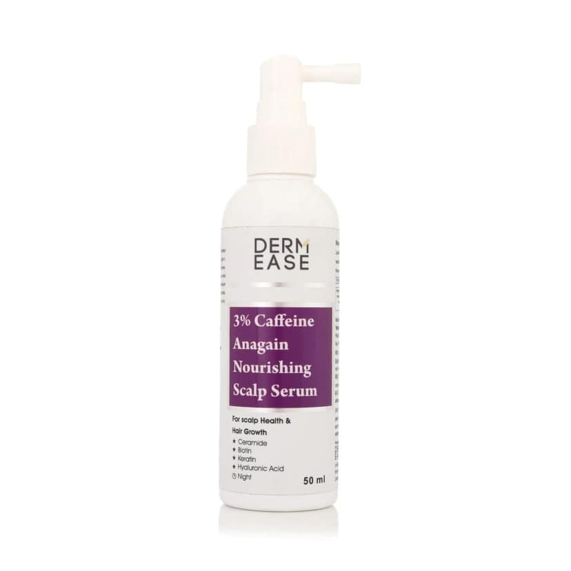 Dermease 3% Caffeine Scalp Serum for Hair Growth & Strength