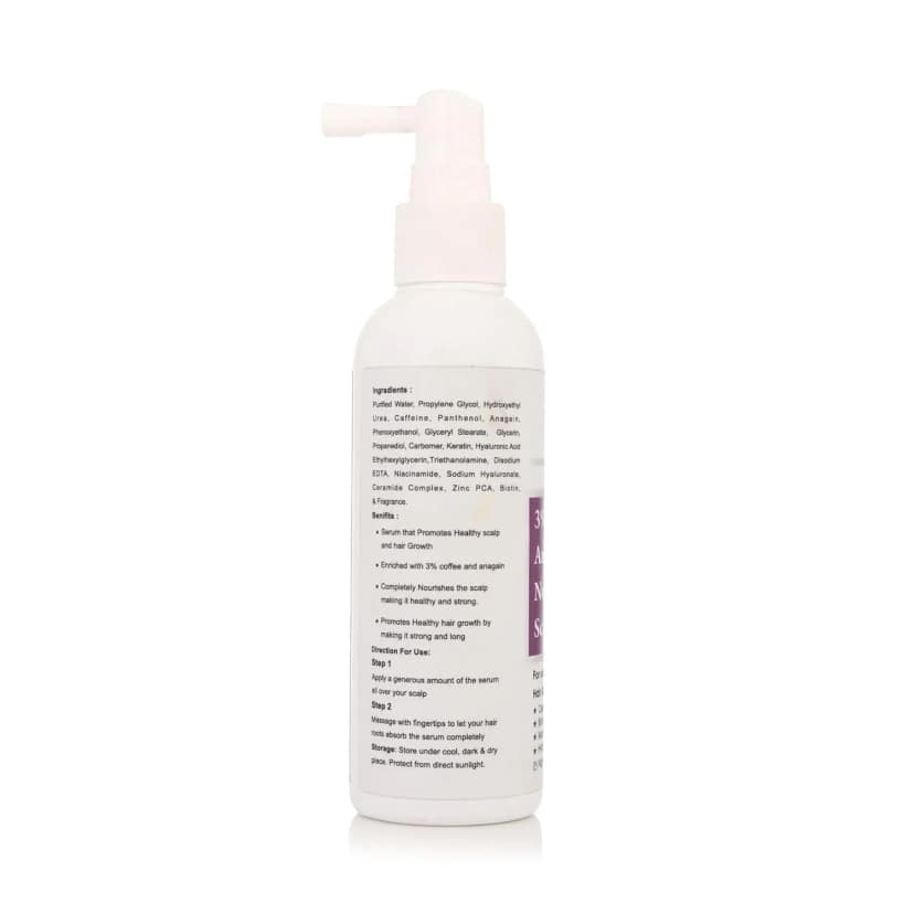 Dermease 3% Caffeine Scalp Serum for Hair Growth & Strength view 2