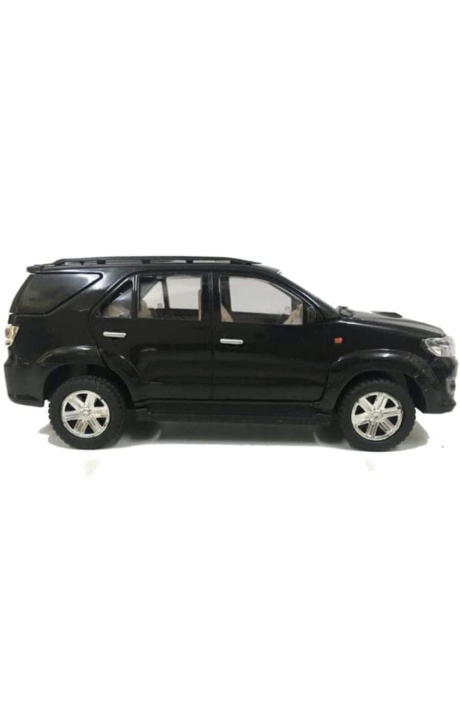 Mehtab Pull Back FORTUNER Toy CAR for Kids. | Wonderful Design and Bold Looks. | Miniature Scaled Models Toy Car Black view 2