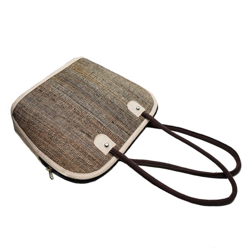 Banana Fiber Curve Bag (1SGABAGKA00052) view 2