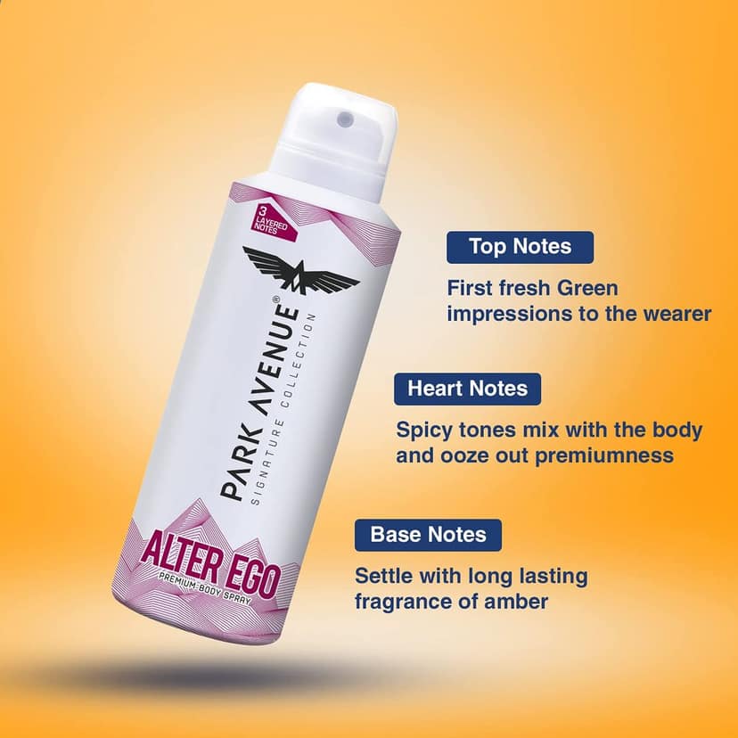 Park Avenue Alter Ego Signature Deodorant For Men, 150ml view 2