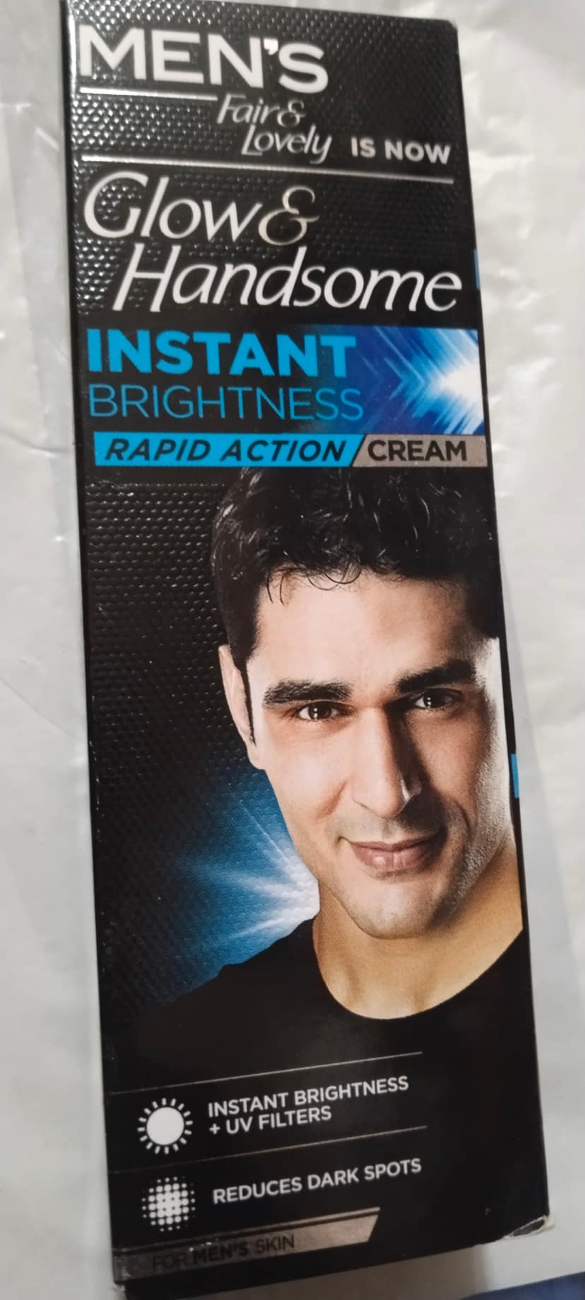 Fairs Lovely is now Glow& Handsome Instant Brightness Rapid action cream