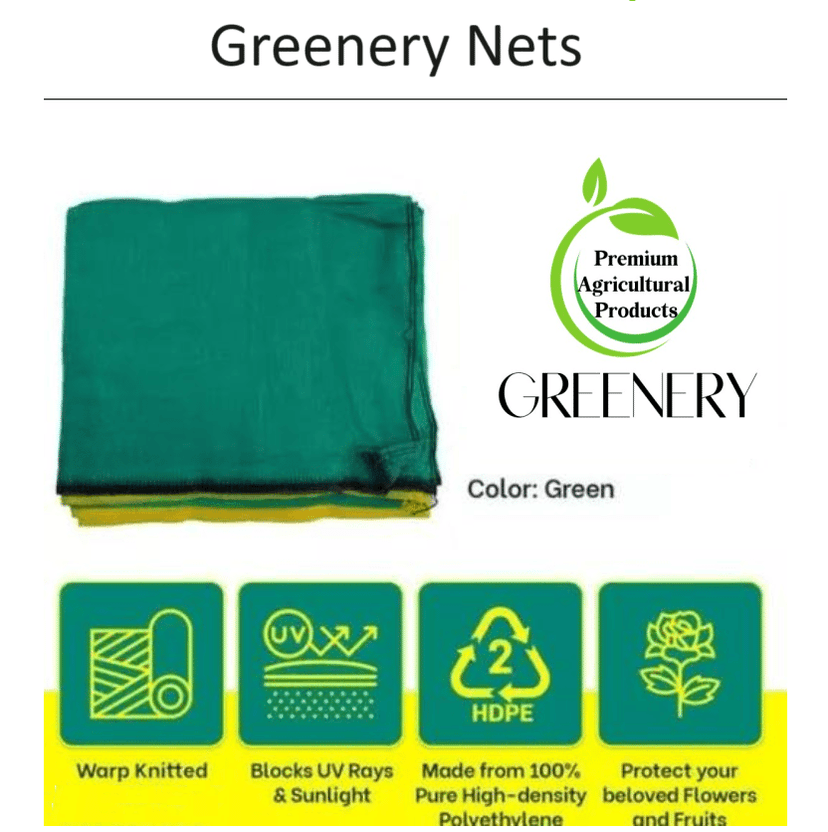 Greenery (5Ft'x30Ft')- Green Shade Net, 75% Sunlight Block For Gardening/Plants/Balcony Portable Green House (Green) view 2