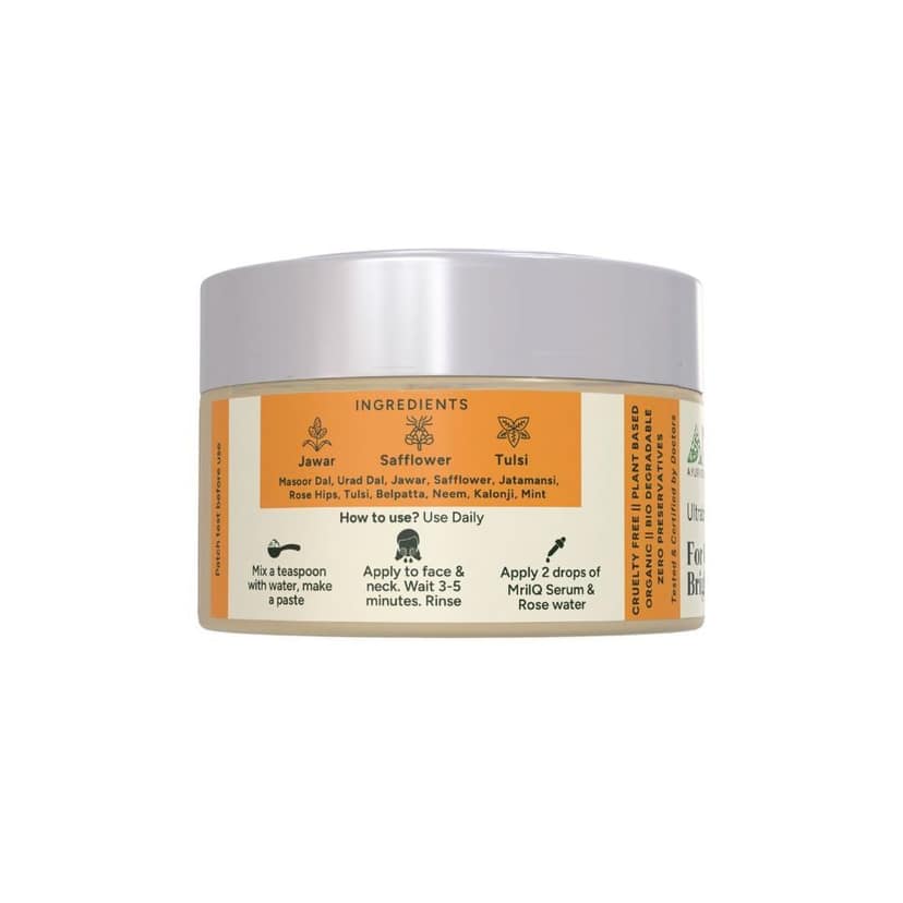 MrilQ Ultra Brite Face Wash | Brightening Vitamin C enriched | Daily Use | Normal , Mature, Dry, Combination Skin view 2