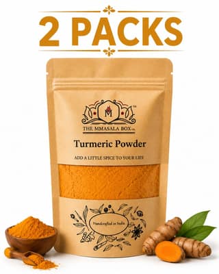 Turmeric Powder (Haldi) 100GM x 2 Pouches | Premium Indian Spice | The MMasala Box Co.