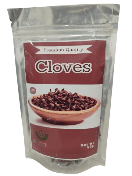 Premium Quality Whole Cloves Spice Pouch - Aromatic 50g Pack