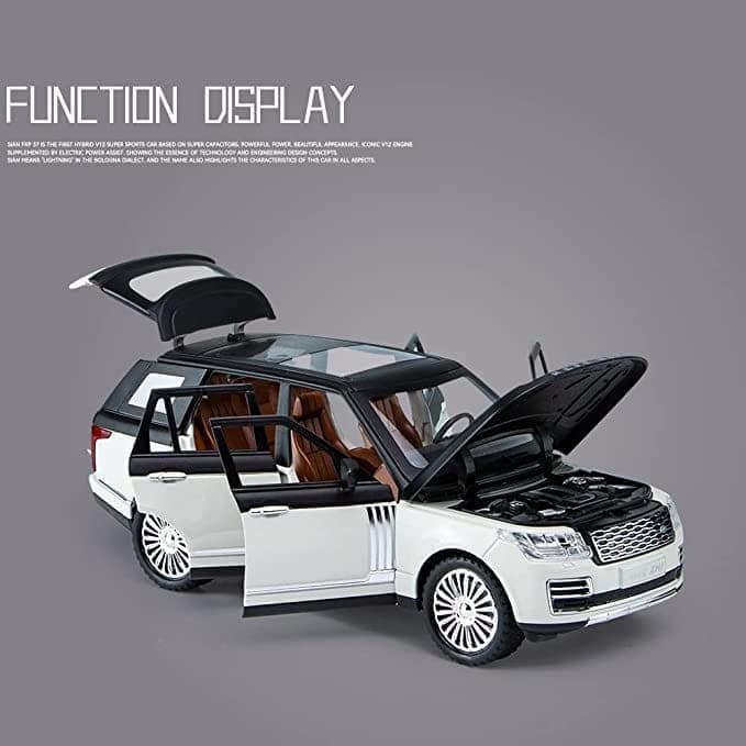 KTRS ENTERPRISE Metal Pull Back Die-cast Car 1:24 Defender Diecast Metal Pullback Toy car with Openable Doors & Light, Music Boys Gifts Toys for Kids(Colors as Per Stock) view 2