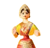 Kondapalli Dancer Figurine - Indian Cultural Gift view 2