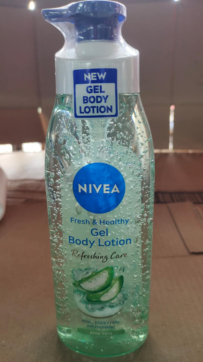 Nivea fresh & healthy refreshing care aloe vera gel body lotion