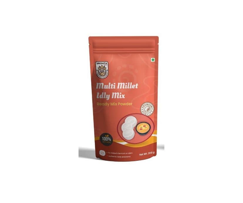 Sreshta Farms Multi Millet Idly Mix - 500g
