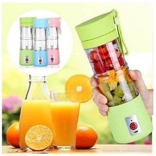 right traders Personal Blender USB Rechargeable High Power Electric Juice Cup Multifunction Blender Protein Mixer (GREEN)