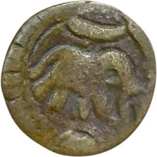 Rare Antique Animal Coin with Arabic Calligraphy | Vintage Collectible Coin view 2