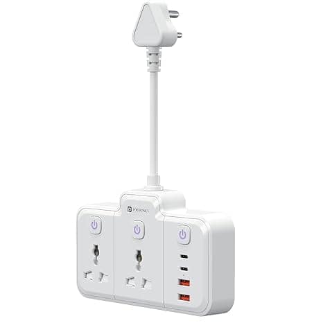 Portronics 2500W Power Plate Plus 6-in-1 Power Extender