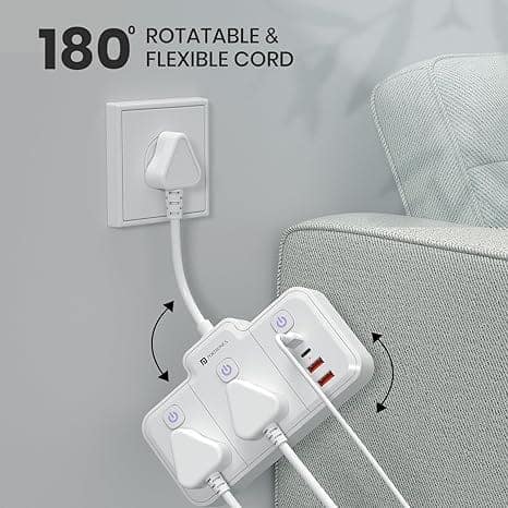 Portronics 2500W Power Plate Plus 6-in-1 Power Extender view 2