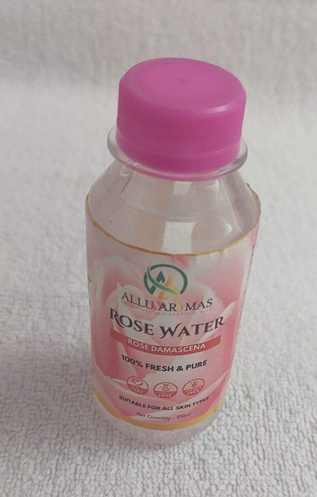 Allu Aroma Rose Water 100% Pure and Natural - 100ml view 2