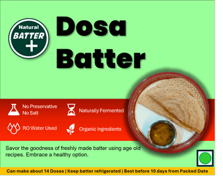 Batter Plus Bajra Dosa Batter 1 Kg