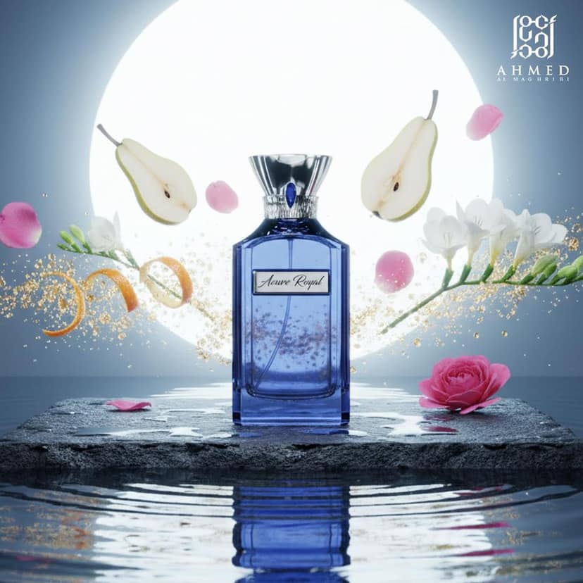 Ahmed Al Maghribi Azure Royal Eau De Parfum 100ml – Premium Long-Lasting Unisex Fragrance view 2