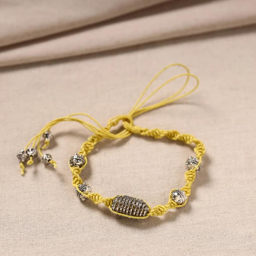 Yellow - Handmade German Silver Bracelet 32