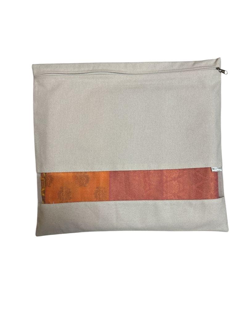 Cotton Saree Cover with mesh window, Pack of 4 view 2