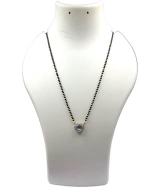 Charms White Mangalsutra ( Pack of 1 )