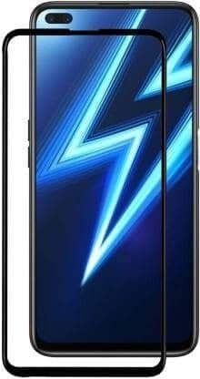 PLUGTECH Advanced Tempered Glass With Anti-Explosion 9H Hardness Edge-To-Edge Coverage Screen Guard for Realme 6PRO