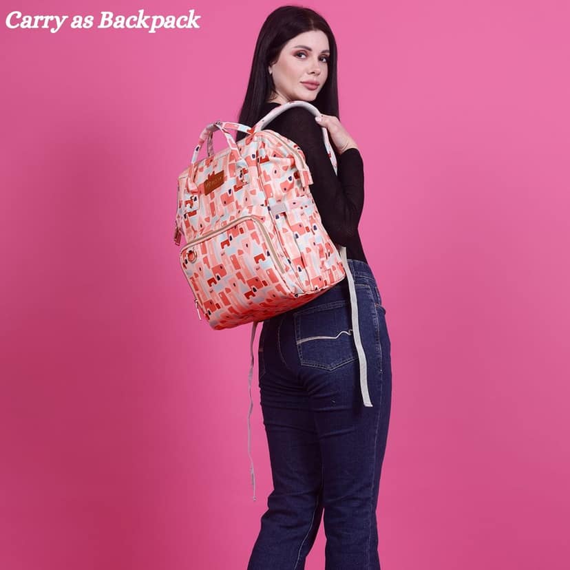 VISMIINTREND Diaper Backpack for Mother | Water Resistant | Anti Theft | Maternity Travel Backpack | Baby Shower Gift for | Girl | Boy view 2