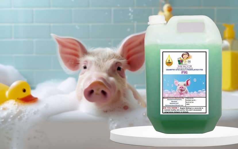 Swacch Shampoo Specially Formulated for Pig (5 Litre) Neem Alovera view 2