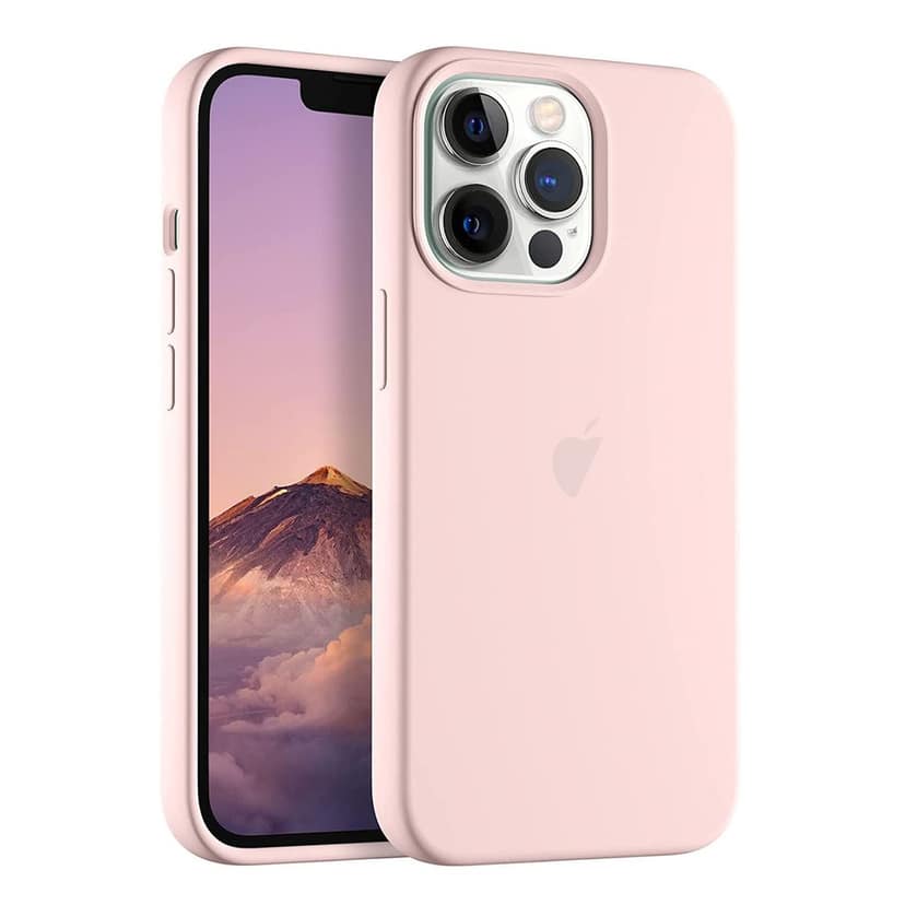 LIRAMARK Liquid Silicone Soft Back Cover Case for Apple iPhone 13 Pro Max (6.7 Inch)