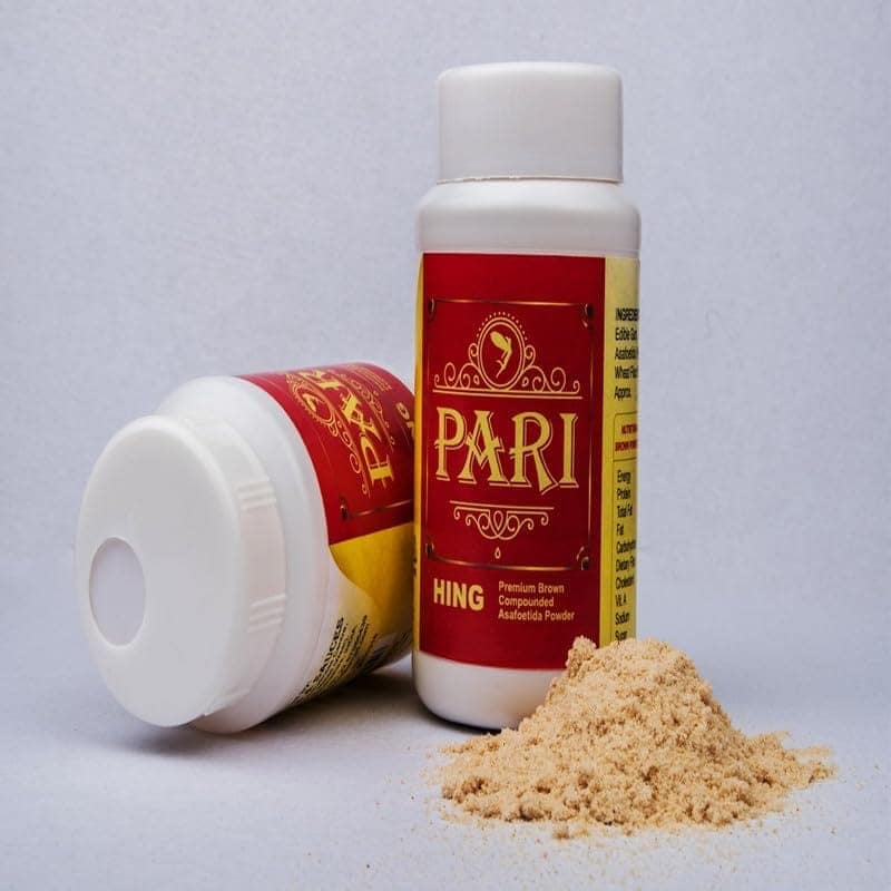 Pari Brand Asafoetida Hing Jar Strongest Compounded Pure Hing Powder - 100 gms view 2