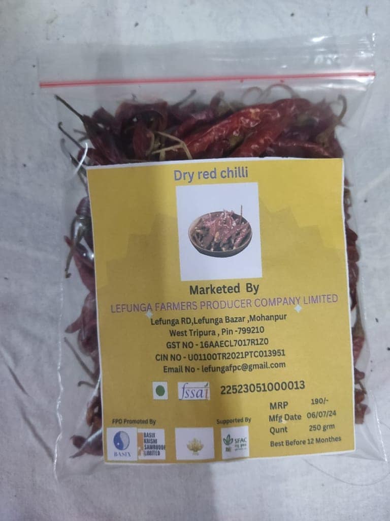 Dry Red Chilli (pack of 2)