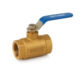 GETWAY Brass Ball Valve 1/2 Inch (15mm) Heavy Duty, Female Thread, Industrial & Plumbing Use