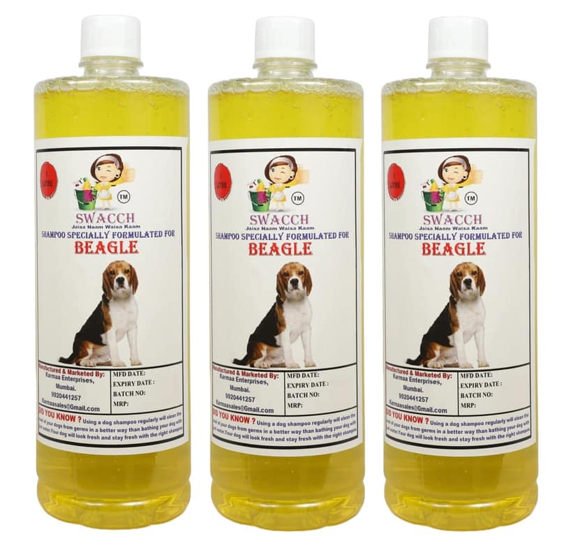 Swacch Shampoo Specially Formulated for Beagle (1 Litre) (Pack of 3) Lemon view 2