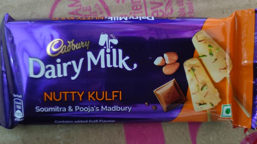 Cadbury dairy milk nutty kulfi