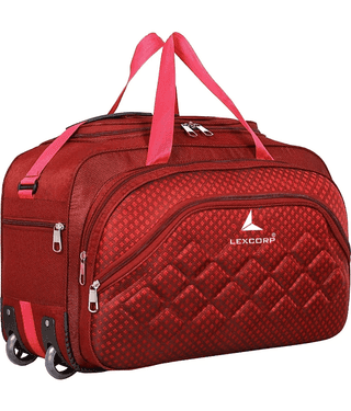 LEXCORP 60 Ltrs Blue Polyester Duffle Bag