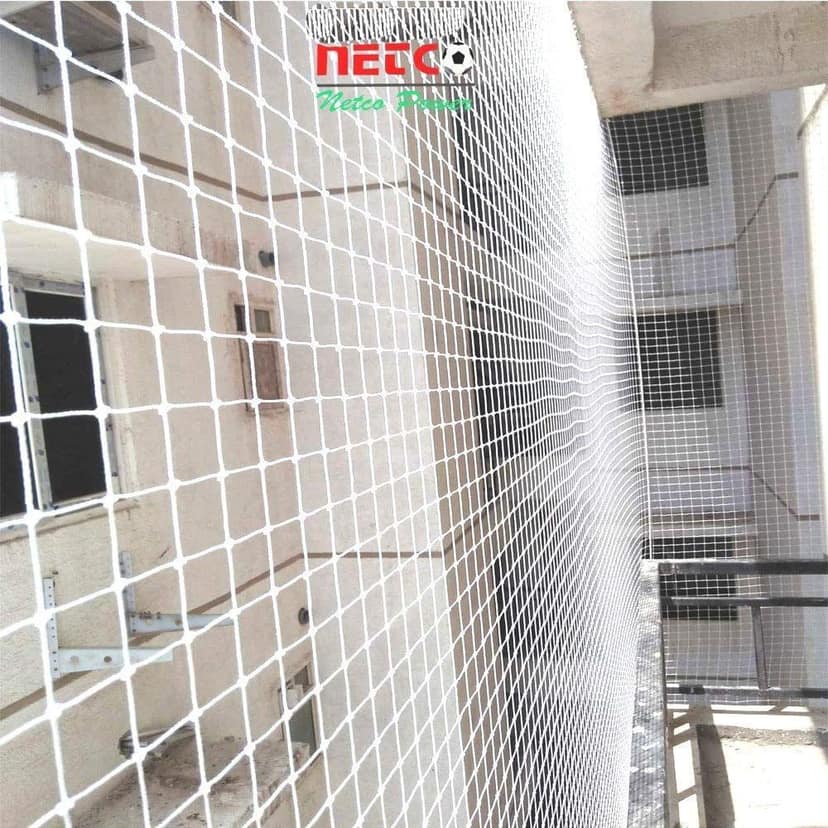 Bird Control Nylon Anti-Bird Net UV Stabilized White Monofilament Knotted Nylon Bird Net view 2