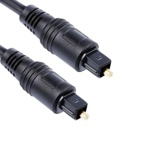 Optical Audio Cable - Toslink Cable Fiber Optic Cable For Home Theater, Sound Bar, TV, PS4, Xbox, Playstation & More (1.5m)
