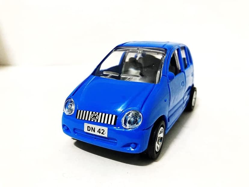 Pull Back Plastic Hundai Car Toy|Wonderfull Design & Bold Look|Perfect for Kids Fun (Pack of 1, Multicolor) view 2