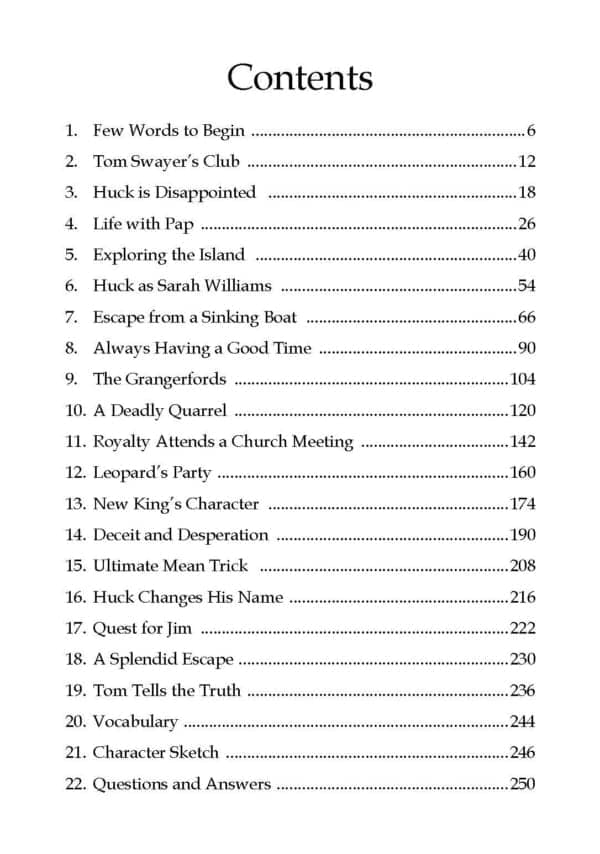 Adventure of Huckleberry Finn - Illustrated Abridged Classics for Children with Practice Questions view 2