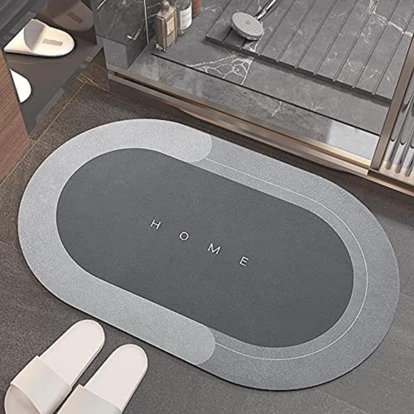 Store 4 Hope Microfiber Striped Anti-Skid Bathmats & Water Absorbent Carpets Kitchen Entrance Door Mats 40 * 60 Cm view 2