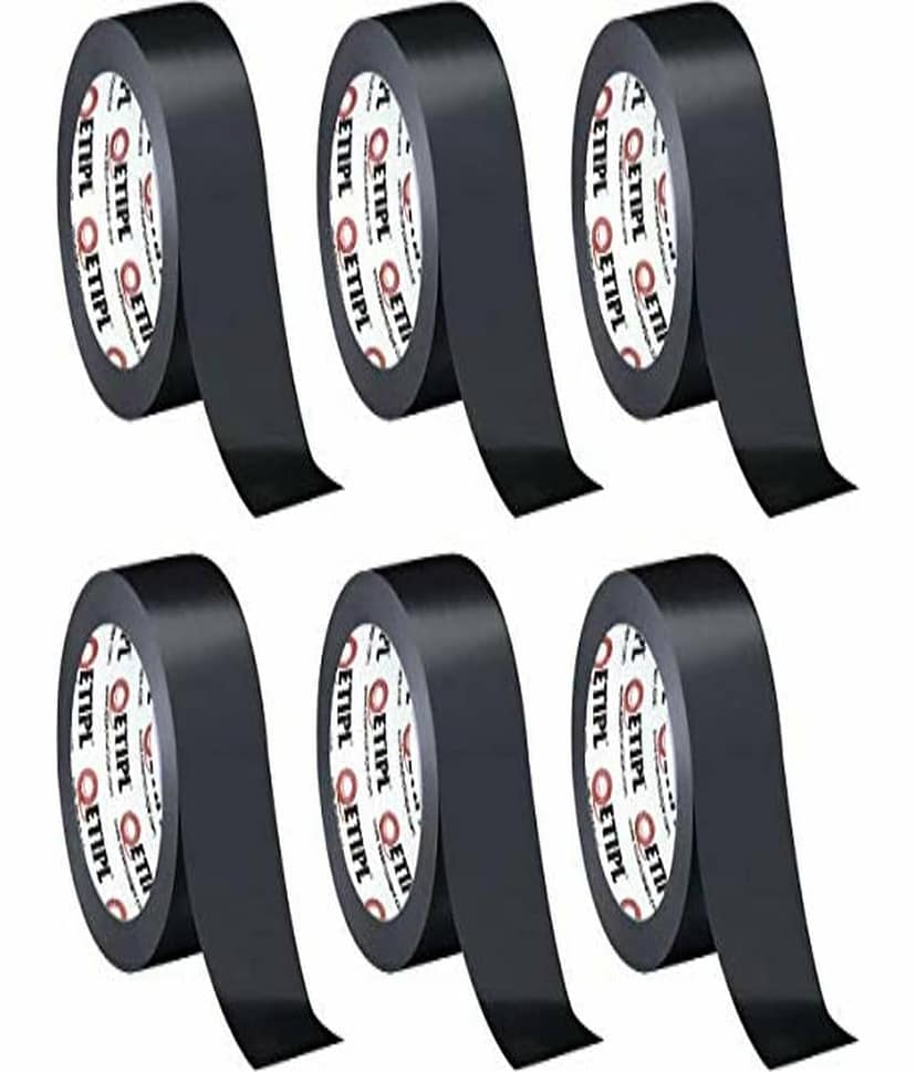 ETI - Black Single Sided Cello Tape 48MMx65MTR (Pack of 6) view 2