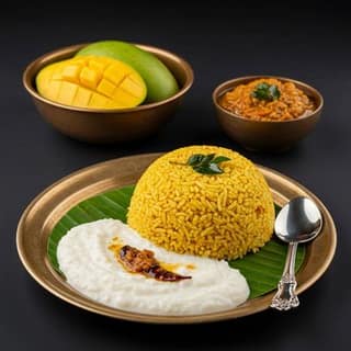 Avakaya Pachadi Annam [500 grams] with Perugu Annam [250 grams]