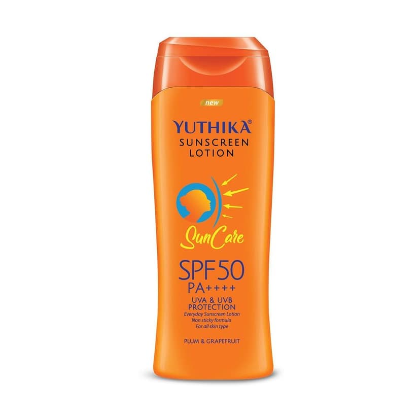 Yuthika Sunscreen Lotion SPF 50 PA++++ with UVA & UVB Protection, Sun Protection Cream for Women & Men - 300ml